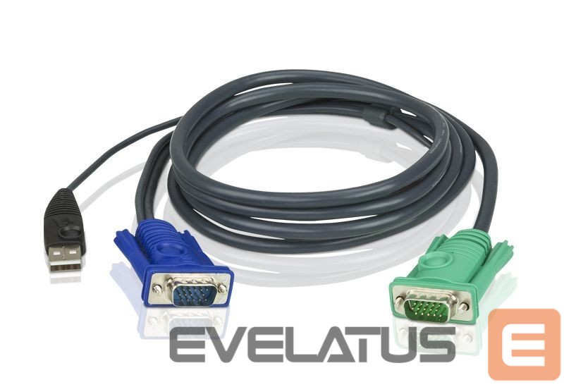 Server – muud tarvikud Aten 2L-5202U 1.8M USB KVM Cable with 3 in 1 SPHD