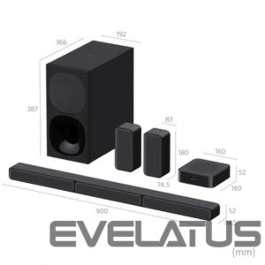 Interaktiivne lahendus Sony  HT-S40R 5.1ch Home Cinema Soundbar with Wireless Rear Speakers 