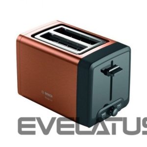 Röster Bosch  DesignLine Toaster TAT4P429 Power 970 W, Number of slots 2, Housing material Stainless Steel, Copper/Black 