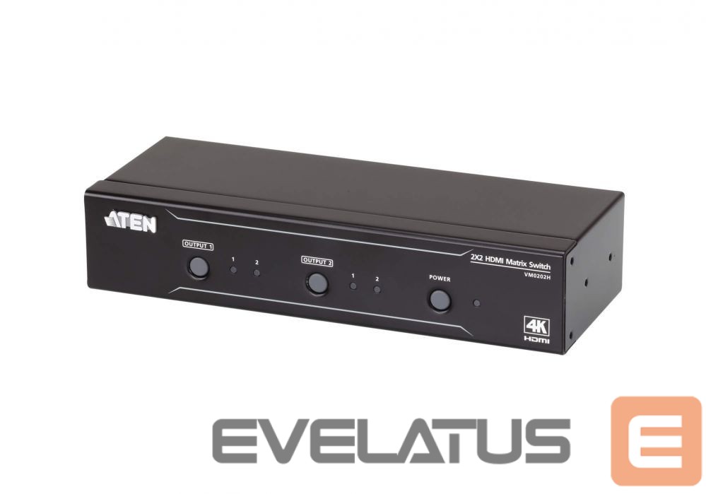 Server – muud tarvikud Aten 2x2 4K HDMI Martrix Switch VM0202H Warranty 36 month(s)