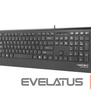 Arvuti klaviatuur Natec  Keyboard, Barracuda, US Layout, Slim 