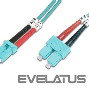 Kaabel Digitus  FO Patch Cord, Duplex, LC to SC MM OM3 50/125 µ, 1 m 