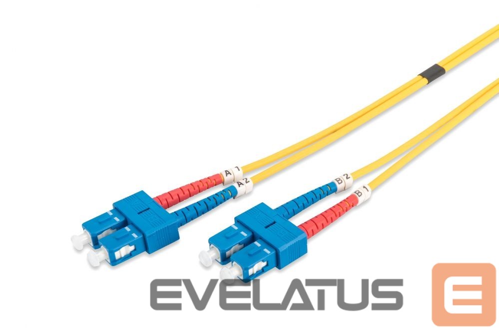 Kaabel Digitus FO Patch Cord, Duplex, SC to LC SM OS2 09/125 µ, 2 m