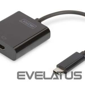Üleminek Digitus  USB Type-C to HDMI Adapter DA-70852 0.15 m, Black, USB Type-C 
