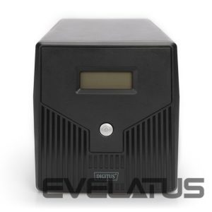 Serverid Digitus  Line-Interactive UPS DN-170075, 1500VA, 900W, 2x 12V/9Ah battery, 4x CEE 7/7 outlet, 2x RJ45, 1x USB 2.0 type B, 1x RS232, LCD, Simulated Sine Wave, 380x158x198mm, 10.1kg 