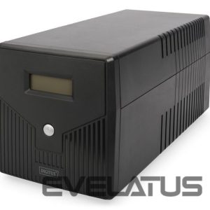 Serverid Digitus  Line-Interactive UPS DN-170076, 2000VA/1200W 12V/9Ah x2 battery, 4x CEE 7/7, USB, RS232, RJ45,LCD, Simulated sine wave, 198 x 158 x 380 mm, Weight: 10.5 kg 