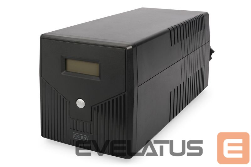 Serverid Digitus Line-Interactive UPS DN-170076, 2000VA/1200W 12V/9Ah x2 battery, 4x CEE 7/7, USB, RS232, RJ45,LCD, Simulated sine wave, 198 x 158 x 380 mm, Weight: 10.5 kg