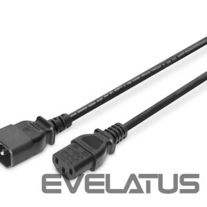 Kaabel Digitus  Power Cord extension cable  C13 - C14, AK-440201-018-S 1.8 m, Black 