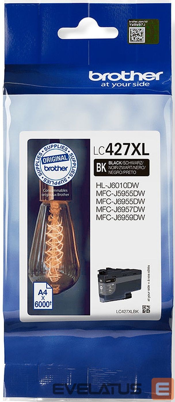 Tarvikud ja tarvikud Brother LC427XLBK Ink Cartridge, Black