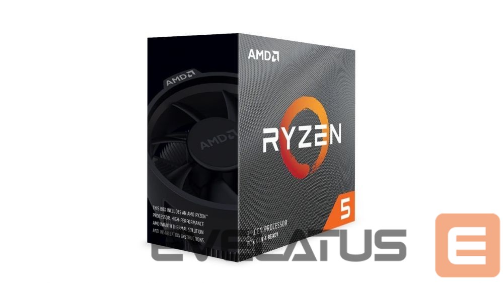 Protsessor AMD Ryzen 5 5500, 3.6 GHz, AM4, Processor threads 12, Packing Retail, Processor cores 6, Component for Desktop