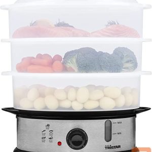 Muud väikesed kodumasinad Tristar  Food Steamer VS-3914 Silver, 1200 W, Capacity 11 L, Number of baskets 3 