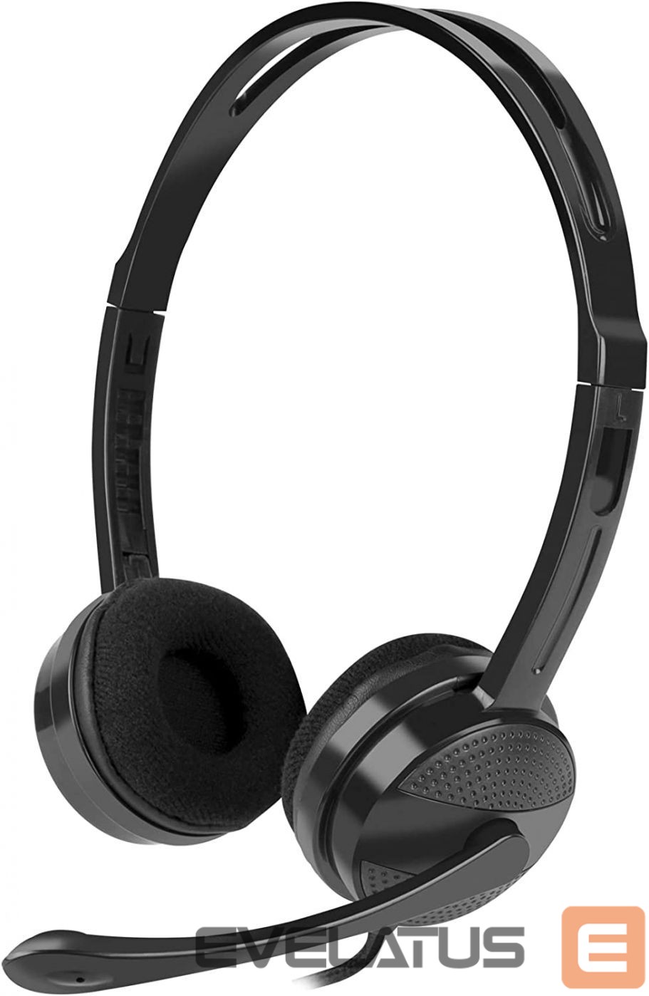 Juhtmevabad kõrvaklapid Natec Headset Canary Go On-Ear, Microphone, Noice canceling, 3.5 mm, Black
