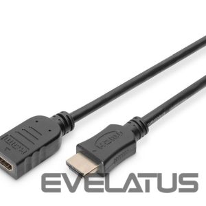 Kaabel Digitus  HDMI High Speed extension cable AK-330201-050-S Black, Type A M/F, 5 m 