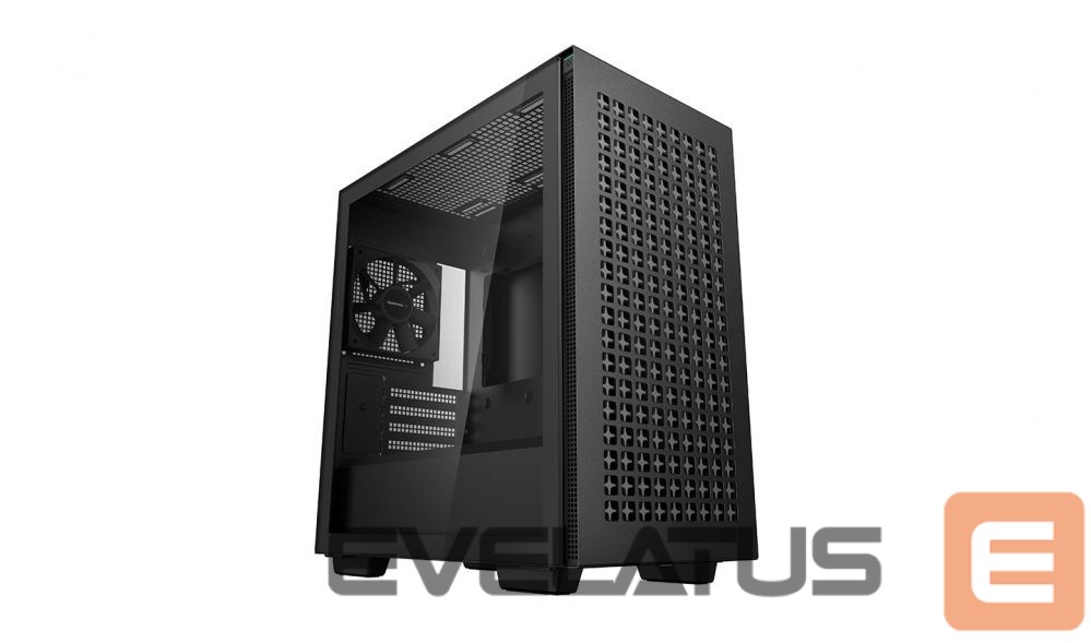 Arvuti korpus Deepcool CH370 Black, Micro ATX, Power supply included No