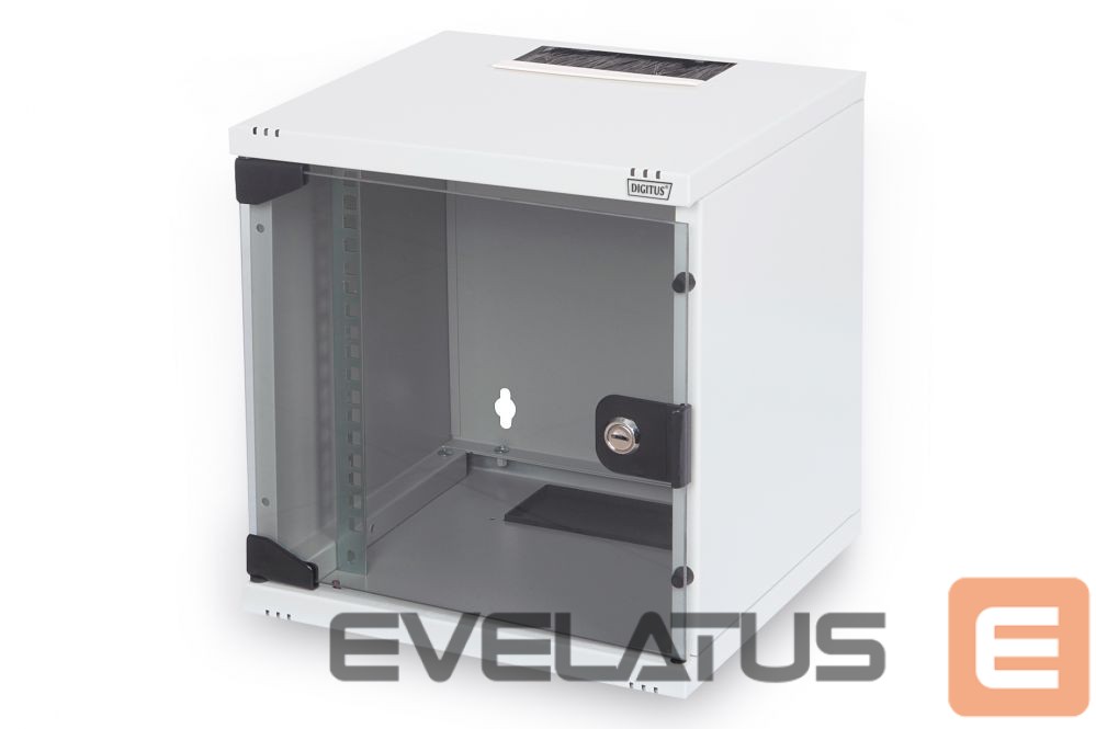 Muud kaubad Digitus 10" Network Set, 6U cabinet, shelf, PDU, 8-port switch, CAT 6 patch panel, Grey DN-10-SET-1