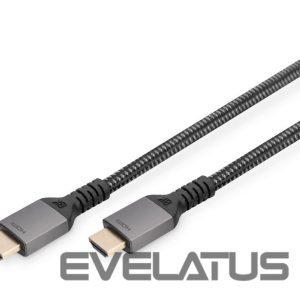 Monitori tarvik Digitus  8K PREMIUM HDMI 2.1 Connection Cable 	DB-330200-030-S Black, HDMI to HDMI, 3 m 