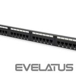 Muud kaubad Digitus  Patch Panel DN-91524U Black, 48.2 x 4.4 x 10.9 cm, Category: CAT 5e; Ports: 24 x RJ45; Retention strength: 7.7 kg; Insertion force: 30N max 
