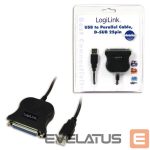 Ruuterid Logilink  USB 2.0 adapter to Paralel (LPT)  DB25 , 1,8m DB25, USB A male 
