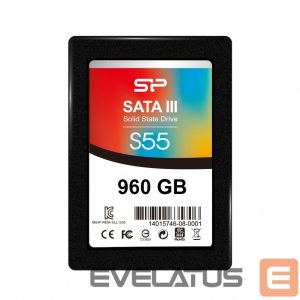 Kõvaketas SSD Silicon power  Slim S55 960 GB, SSD form factor 2.5", SSD interface Serial ATA III 