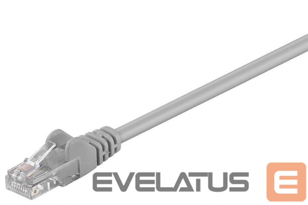 Kaabel Goobay 68362 CAT 5e patch cable, U/UTP, grey, 20 m