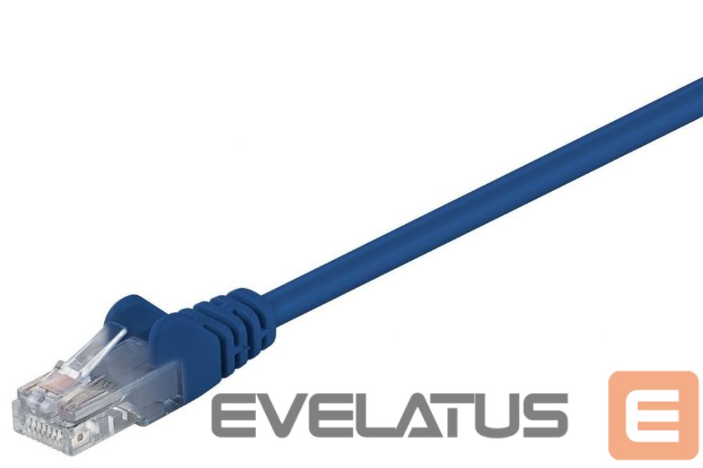Kaabel Goobay 68335 CAT 5e patch cable, U/UTP, blue, 0.5 m
