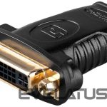 Üleminek Goobay  HDMI/DVI-I adapter, gold-plated 68690 