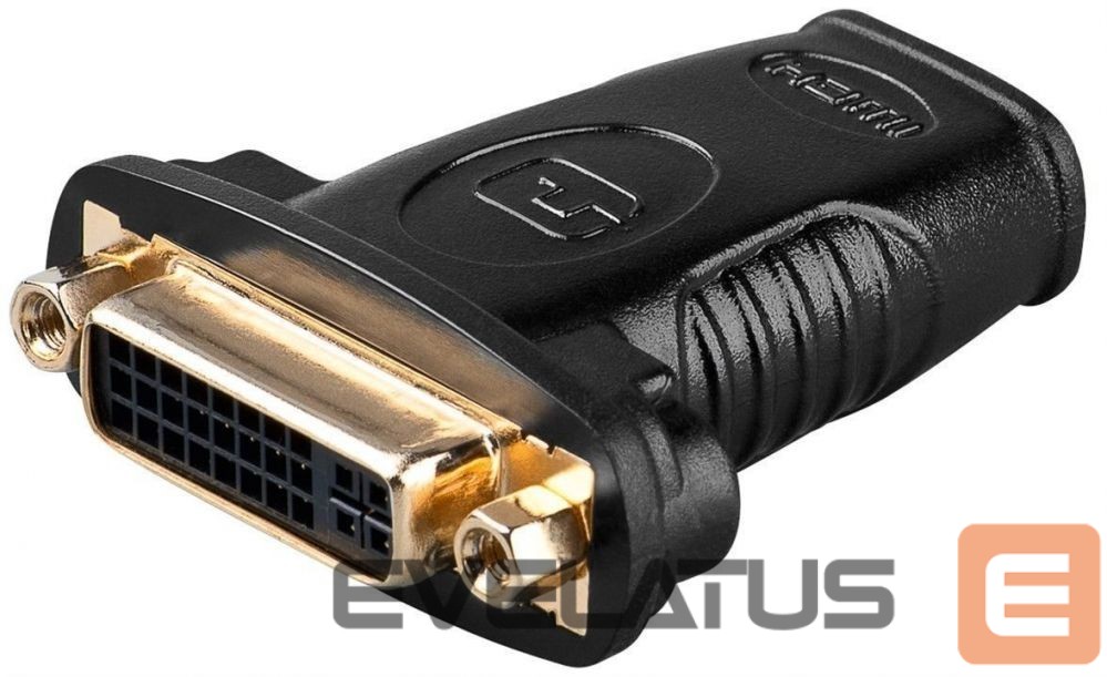 Üleminek Goobay HDMI/DVI-I adapter, gold-plated 68690