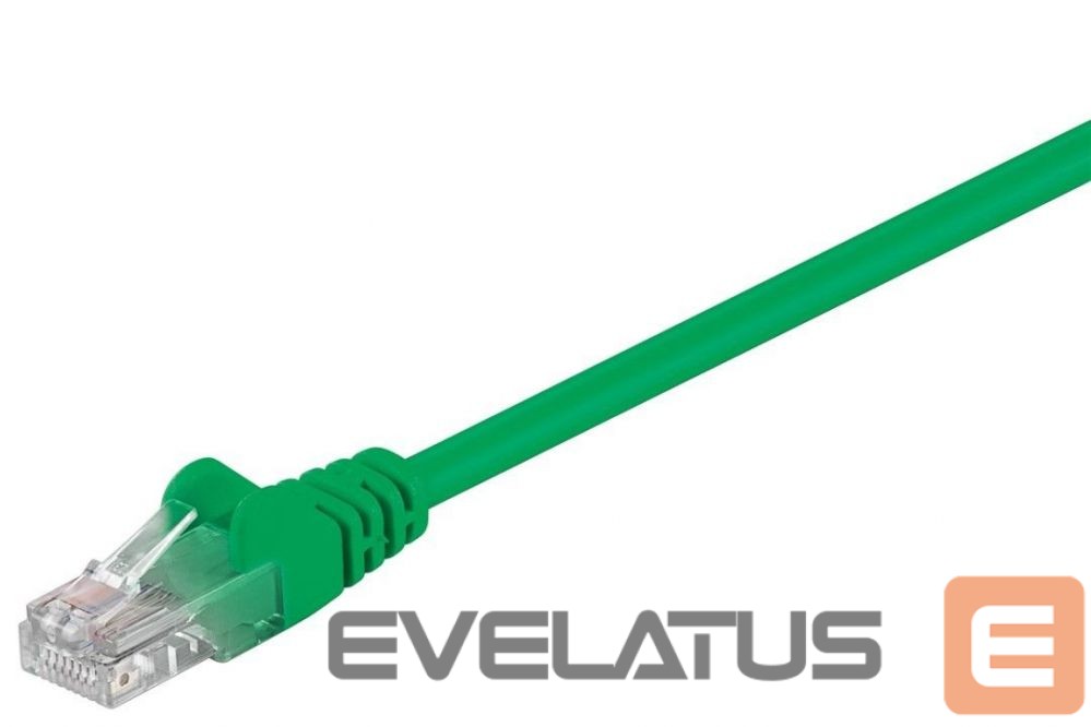 Kaabel Goobay CAT 5e patch cable, U/UTP 68338 0.5 m, Green