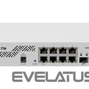 Server – muud tarvikud Mikrotik  Cloud Router Switch CSS610-8G-2S+IN Web managed, Rackmountable, 1 Gbps (RJ-45) ports quantity 8, SFP+ ports quantity 2 