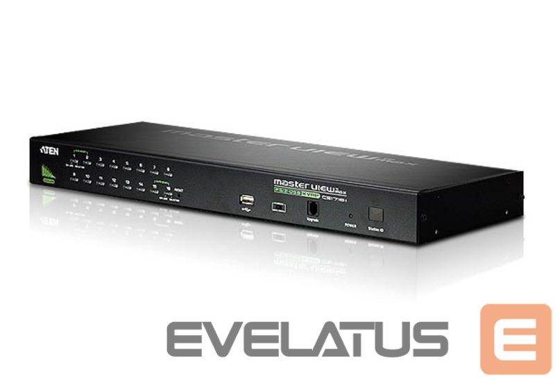 Server – muud tarvikud Aten CS1716A 16-Port PS/2-USB VGA KVM Switch with Daisy-Chain Port and USB Peripheral Support