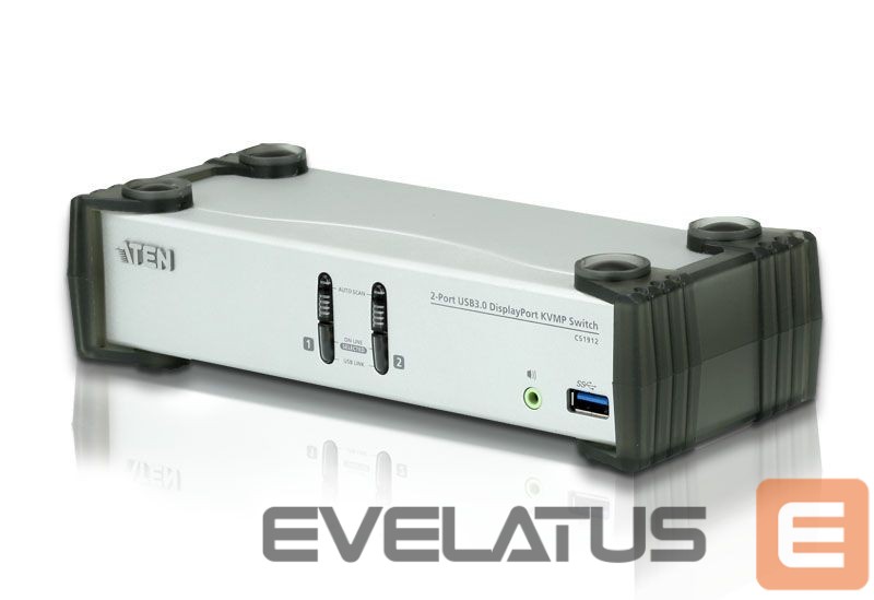 Server – muud tarvikud Aten CS1912 2-Port USB 3.0 DisplayPort KVMP Switch (Cables included)