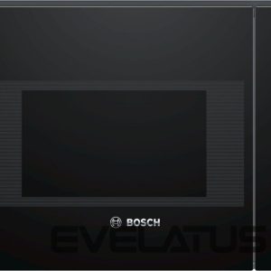 Mikrolaineahi Bosch  Microwave Oven BFL524MB0	 20 L, Retractable, Rotary knob, Touch Control, 800 W, Black, Built-in, Defrost function 