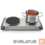 Elektriline ahi Tristar  Free standing table hob KP-6248 Number of burners/cooking zones 2, Stainless Steel/Black, Electric 