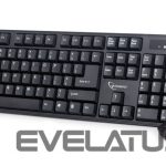 Arvuti klaviatuur Gembird  KBS-W-01  Keyboard and Mouse Set, Wireless, Mouse included, Batteries included, US, Black, Numeric keypad, 390 g 