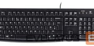 Arvuti klaviatuur Logitech  K120 Standard, Wired, EN/LT, 1.5 m, USB Port, Black, Lithuanian, 55 g 
