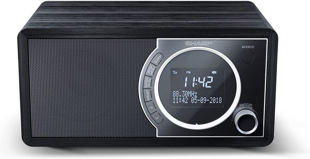 Interaktiivne lahendus Sharp DR-450(BK) Digital Radio, FM/DAB/DAB+, Bluetooth 4.2, Alarm function, Midnight Black