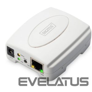 Muu arvutitarvik Digitus  USB Print Server, 1-Port 1x RJ45, 1x USB A, USB 2.0 DN-13003-2 White 
