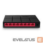 Server – muud tarvikud MERCUSYS  Switch MS108G Unmanaged, Desktop, Power supply type External, Ethernet LAN (RJ-45) ports 8 