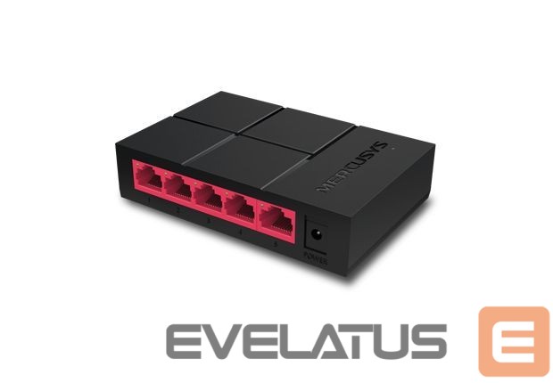 Server – muud tarvikud MERCUSYS Switch MS105G Unmanaged, Desktop, Power supply type External, Ethernet LAN (RJ-45) ports 5