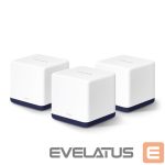 Ruuterid MERCUSYS  AC1900 Whole Home Mesh Wi-Fi System Halo H50G (3-Pack) 802.11ac, 1300+600 Mbit/s, Ethernet LAN (RJ-45) ports 3, Mesh Support Yes, MU-MiMO Yes, White 