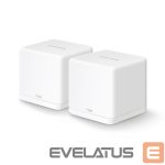 Ruuterid MERCUSYS  AC1300 Whole Home Mesh Wi-Fi System Halo H30G (2-Pack) 802.11ac, 400+867 Mbit/s, Ethernet LAN (RJ-45) ports 2, Mesh Support Yes, MU-MiMO Yes, White 