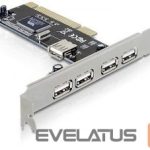 Muu arvutitarvik Logilink  4+1-port USB 2.0 PCI 