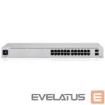 Server – muud tarvikud UBIQUITI  Šakotuvas  Networks  USW-Pro-24-POE 24-port + 2xSFP+ 10 Gigabit Switch 16x PoE+ 8x POE++ 