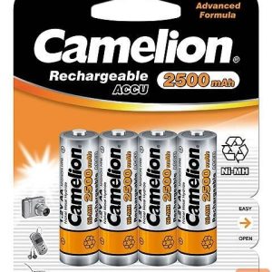 Muu arvutitarvik Camelion  AA/HR6, 2500 mAh, Rechargeable Batteries Ni-MH, 4 pc(s) 
