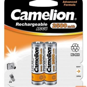 Muu arvutitarvik Camelion  AA/HR6, 2500 mAh, Rechargeable Batteries Ni-MH, 2 pc(s) 