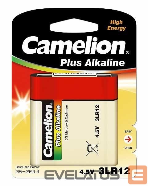 Muu arvutitarvik Camelion 4.5V/3LR12, Plus Alkaline, 1 pc(s)