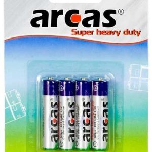 Muu arvutitarvik Arcas  AAA/R03, Super Heavy Duty, 4 pc(s) 