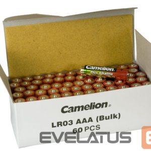 Muu arvutitarvik Camelion  AAA/LR03, Plus Alkaline, 60 pc(s) 