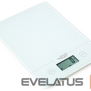 Köögikaalud Adler  AD 3138 w Maximum weight (capacity) 5 kg, White 