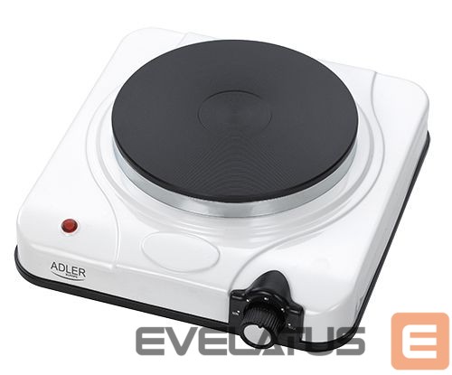Elektriline ahi Adler Free standing table hob AD 6503 Number of burners/cooking zones 1, White, Electric stove, Electric